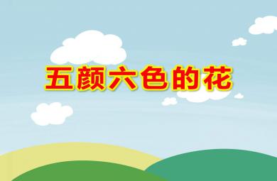 大班美术课件五颜六色的花PPT课件教案