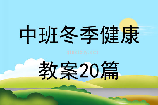 中班冬季健康教案20篇