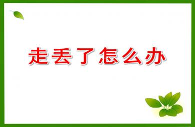 小班安全教育走丢了怎么办PPT课件教案