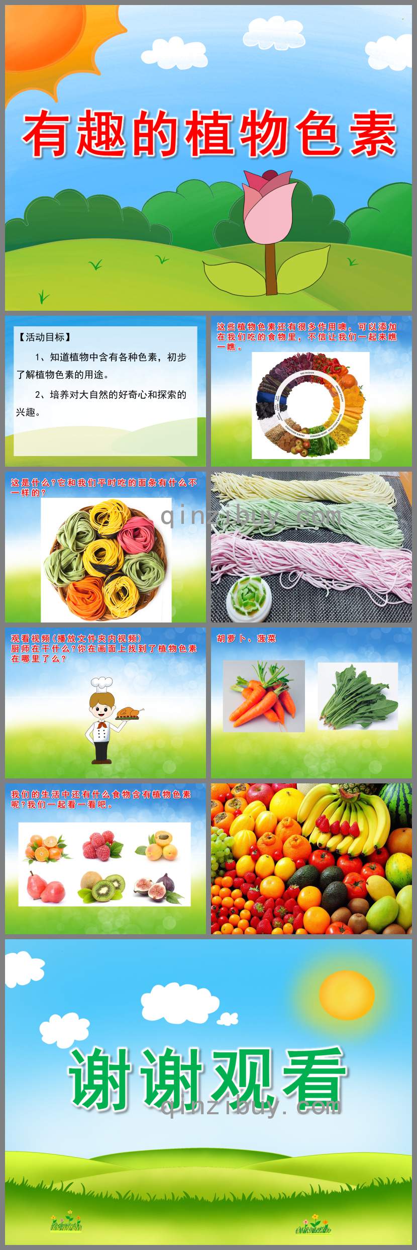 幼儿园有趣的植物色素PPT课件教案