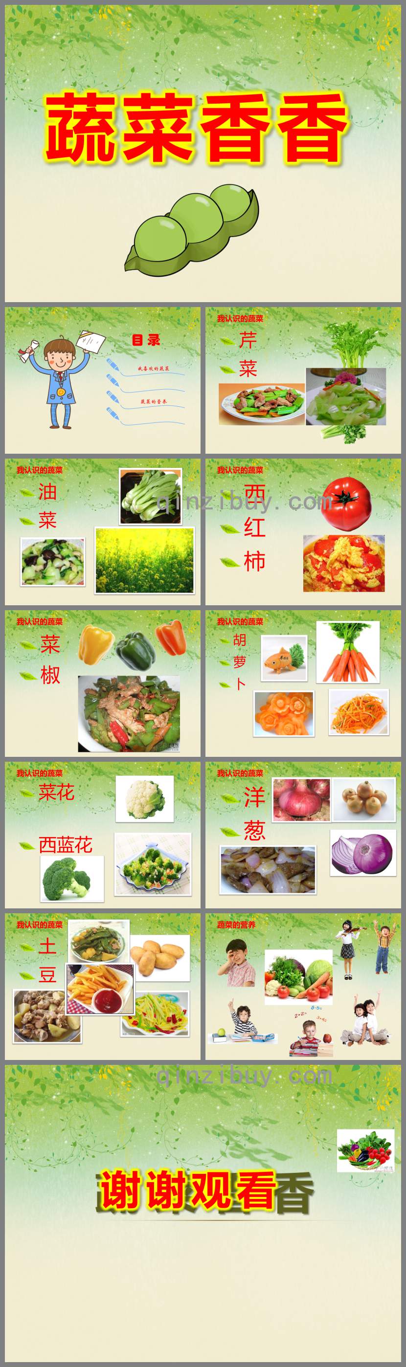 蔬菜香香PPT课件教案