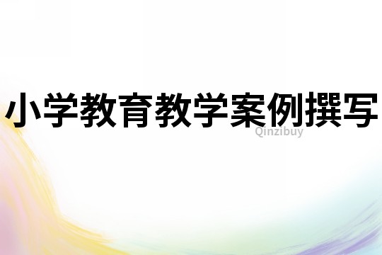 小学教育教学案例撰写