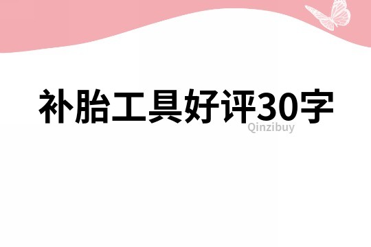 补胎工具好评30字