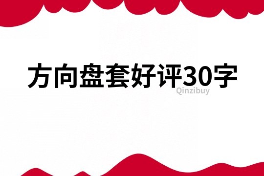 方向盘套好评30字