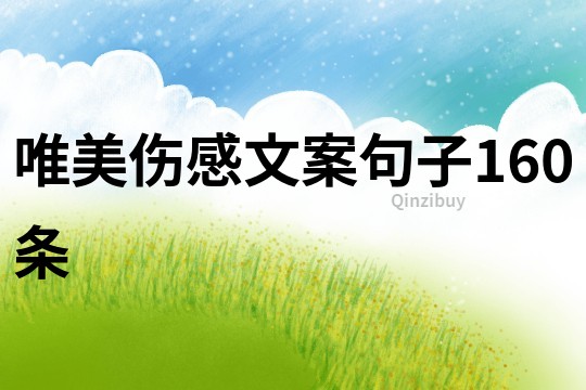 唯美伤感文案句子160条