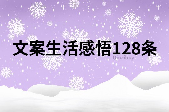 文案生活感悟128条