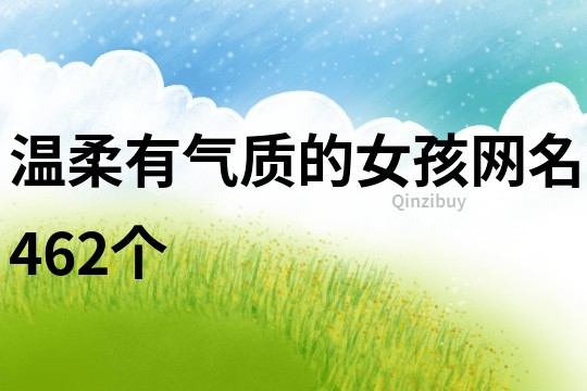 温柔有气质的女孩网名462个