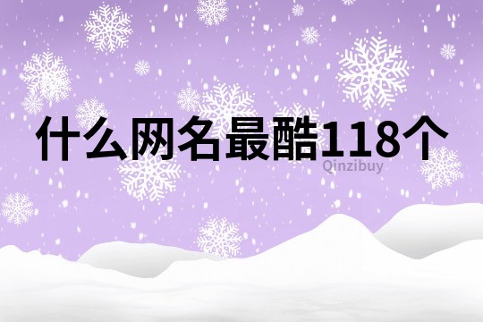 什么网名最酷118个