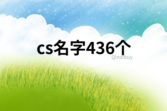 cs名字436个