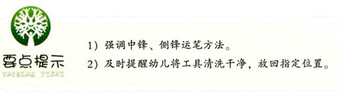 幼儿园大班中国画教案:向日葵